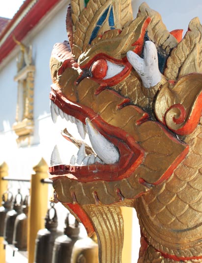 Traditional Thai serpent's head