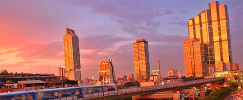 Bangkok City Downtown car hire deals