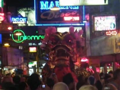 Dragon at Chinese New Year celebration in Pattaya