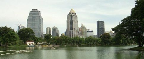 Lumpini Park at the centre of Bangoko City