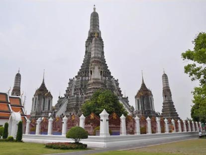 Wat temple in Phang Nga, Southern Thailand