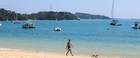 Walking along beach in Hat Yai