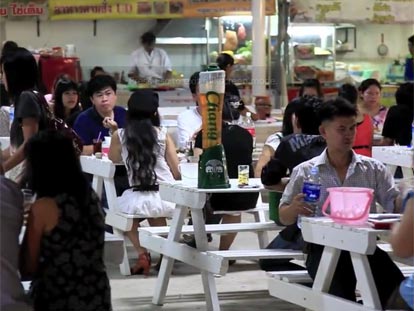 Food market in Udon Thani